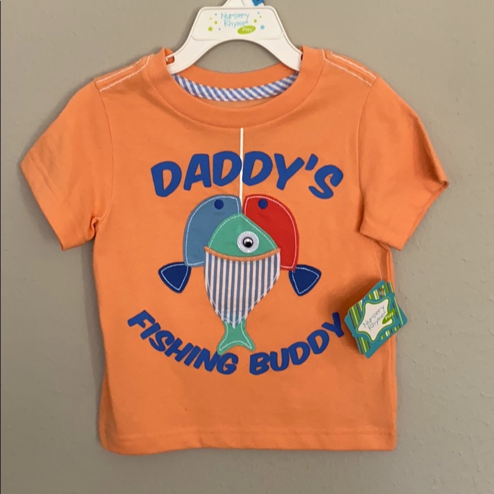 🌟HP🌟 NWT - Daddy's Fishing Buddy T-Shirt 24M